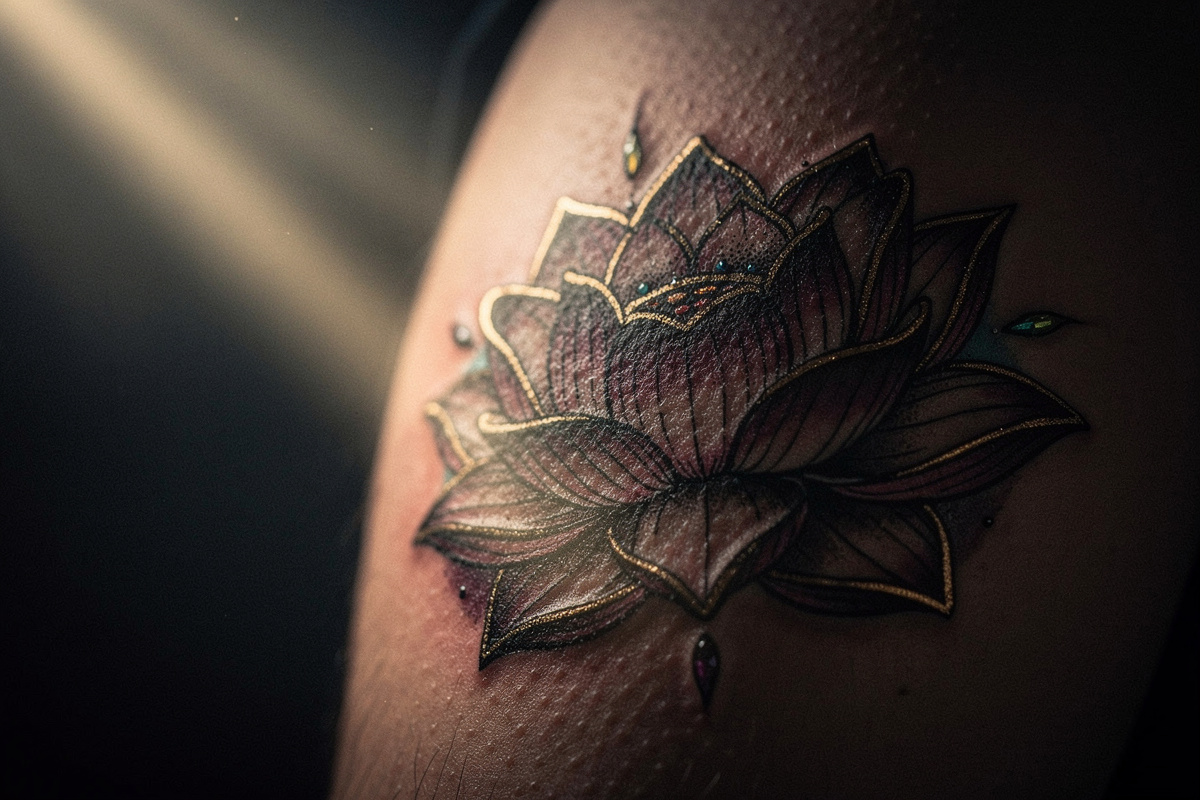 Signification fleur de lotus tatouage : symboles et conseils