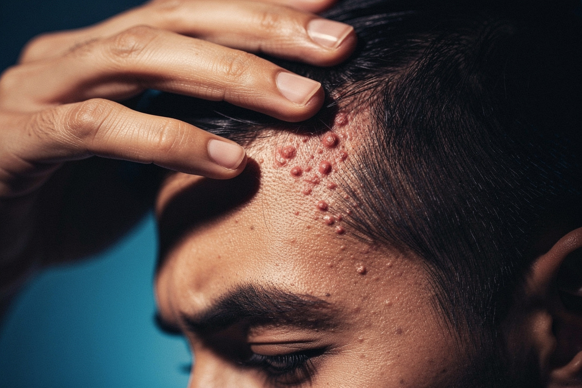 Bouton dans les cheveux : causes et solutions efficaces