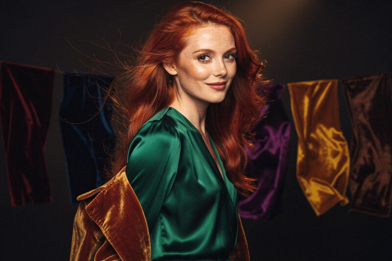 Femme rousse : la colorimétrie pour trouver vos couleurs