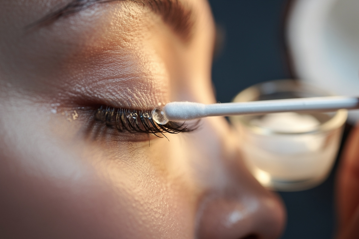 Comment enlever des résidus de colle d'extension de cils soi-même