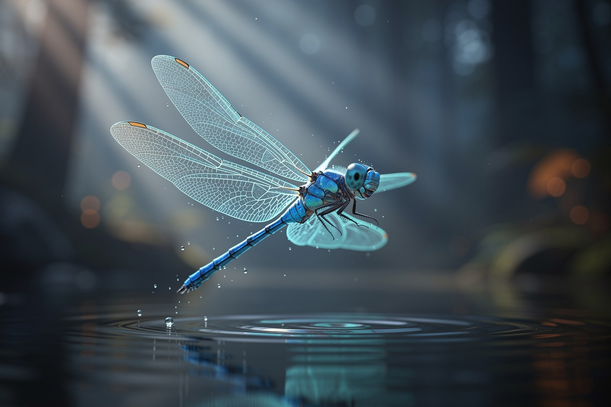 Libellule bleue : quelle est sa signification spirituelle ?