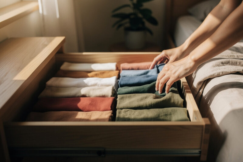 Pliage de vêtements : la méthode Marie Kondo pas à pas