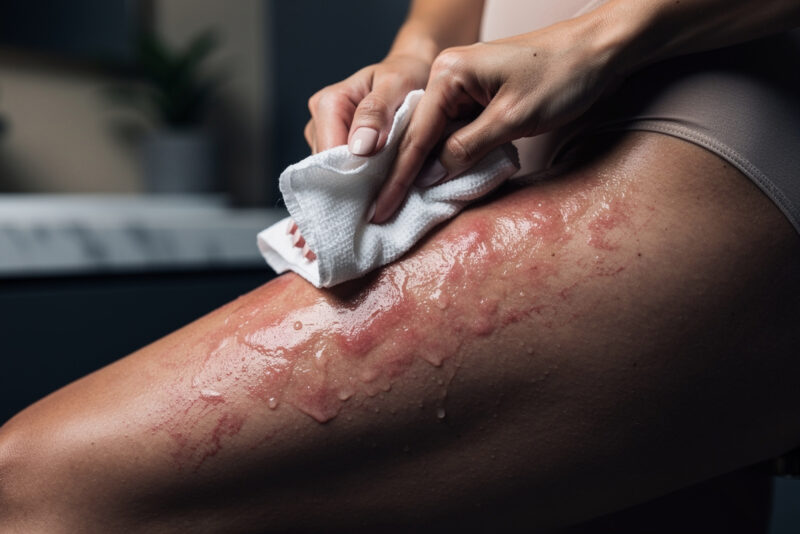 Brûlure après épilation laser du maillot : les bons gestes