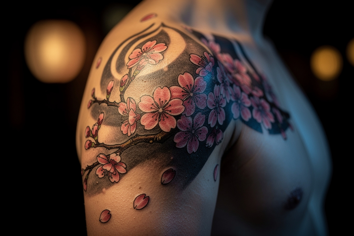 Tatouage fleur de cerisier : signification, styles et conseils