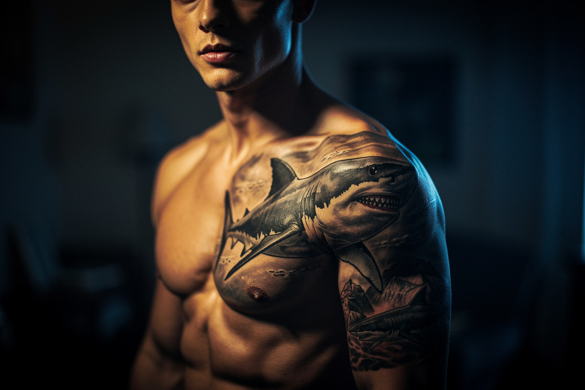 Tatouage requin : signification cachée et symbolique profonde